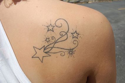 Shoulder Back Tattoo Design